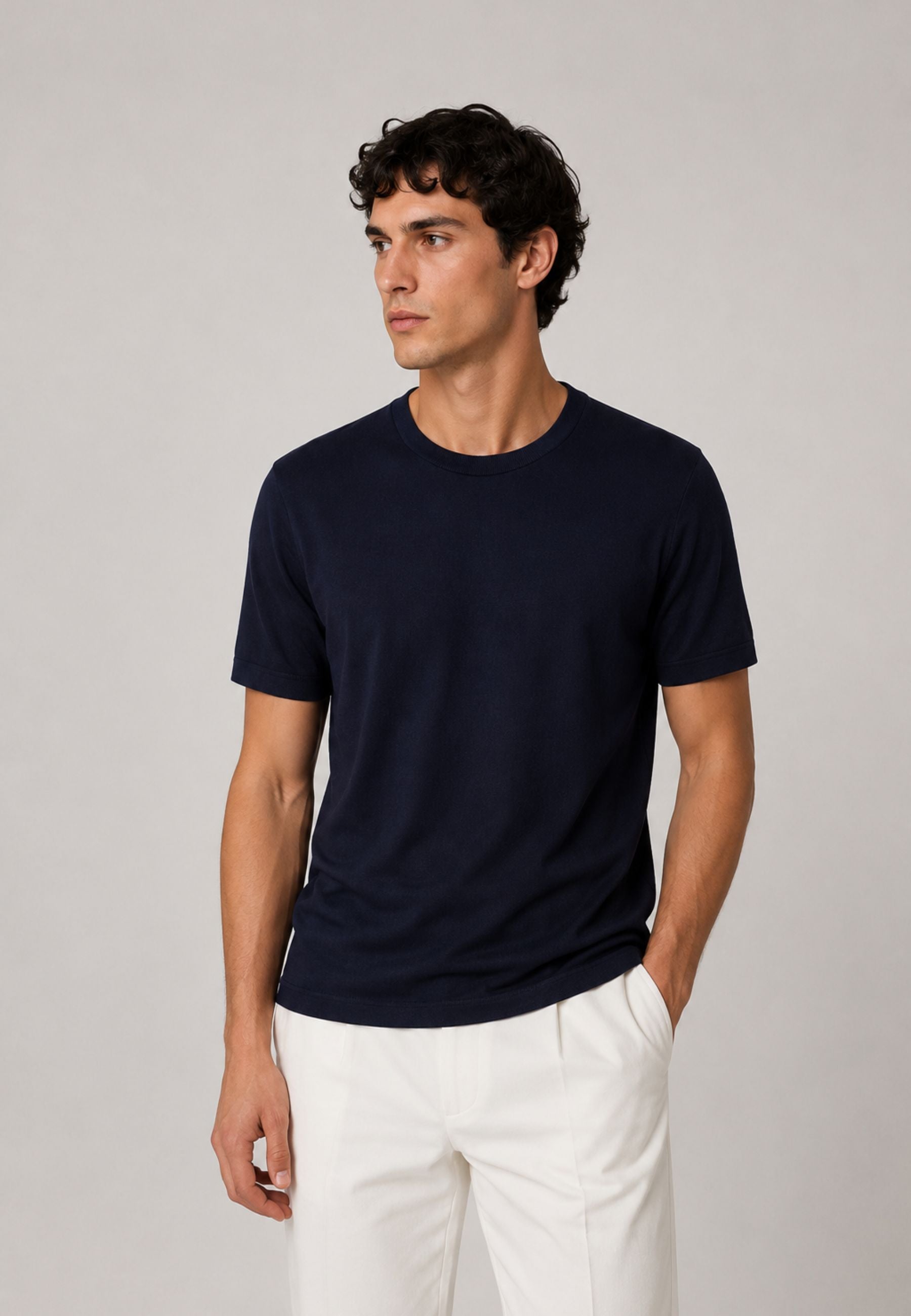 Daniele Fiesoli - T-shirt Girocollo in Cotone Finezza 16 