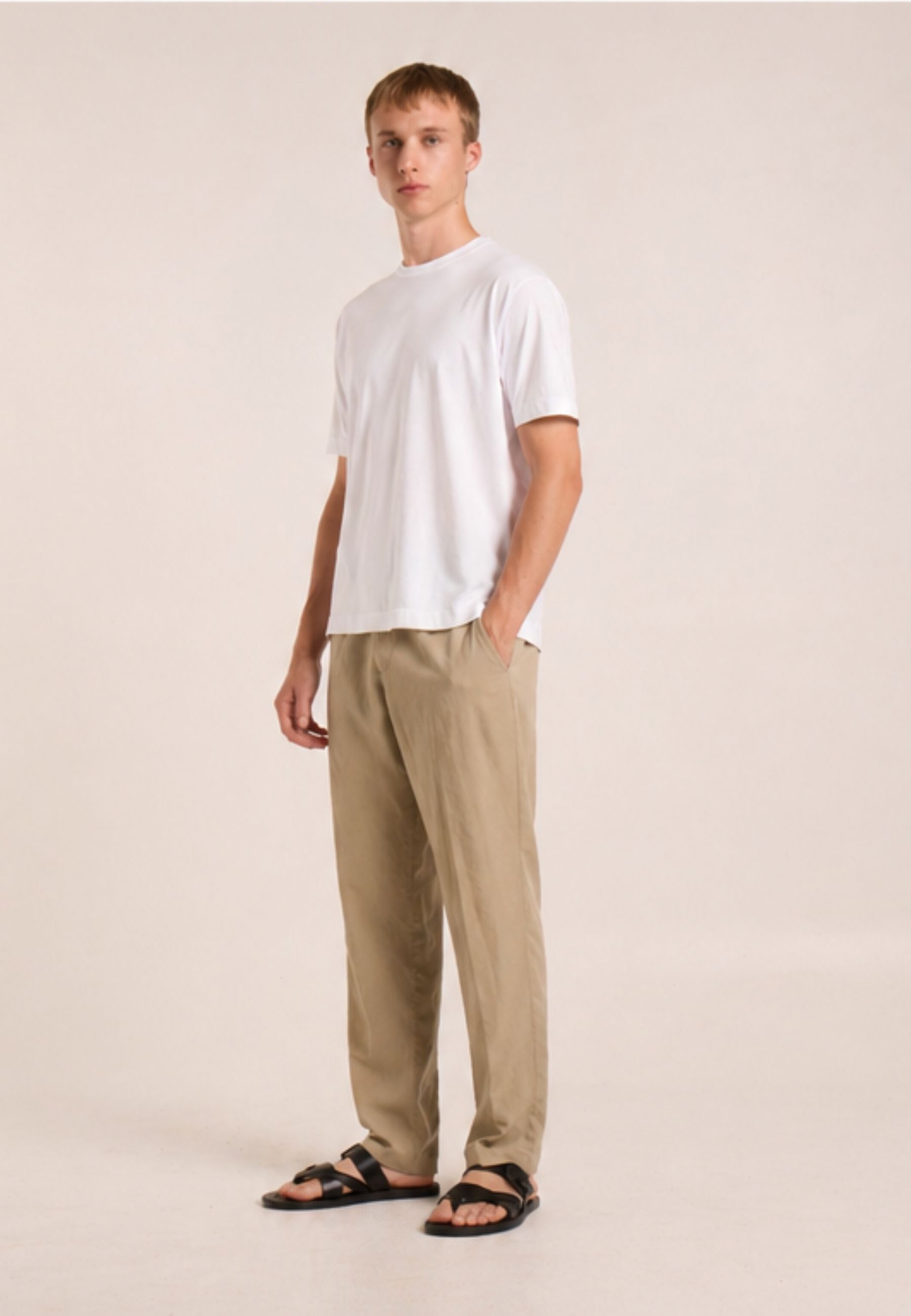 T-shirt girocollo Daniele Fiesoli in cotone mercerizzato - Bianco 