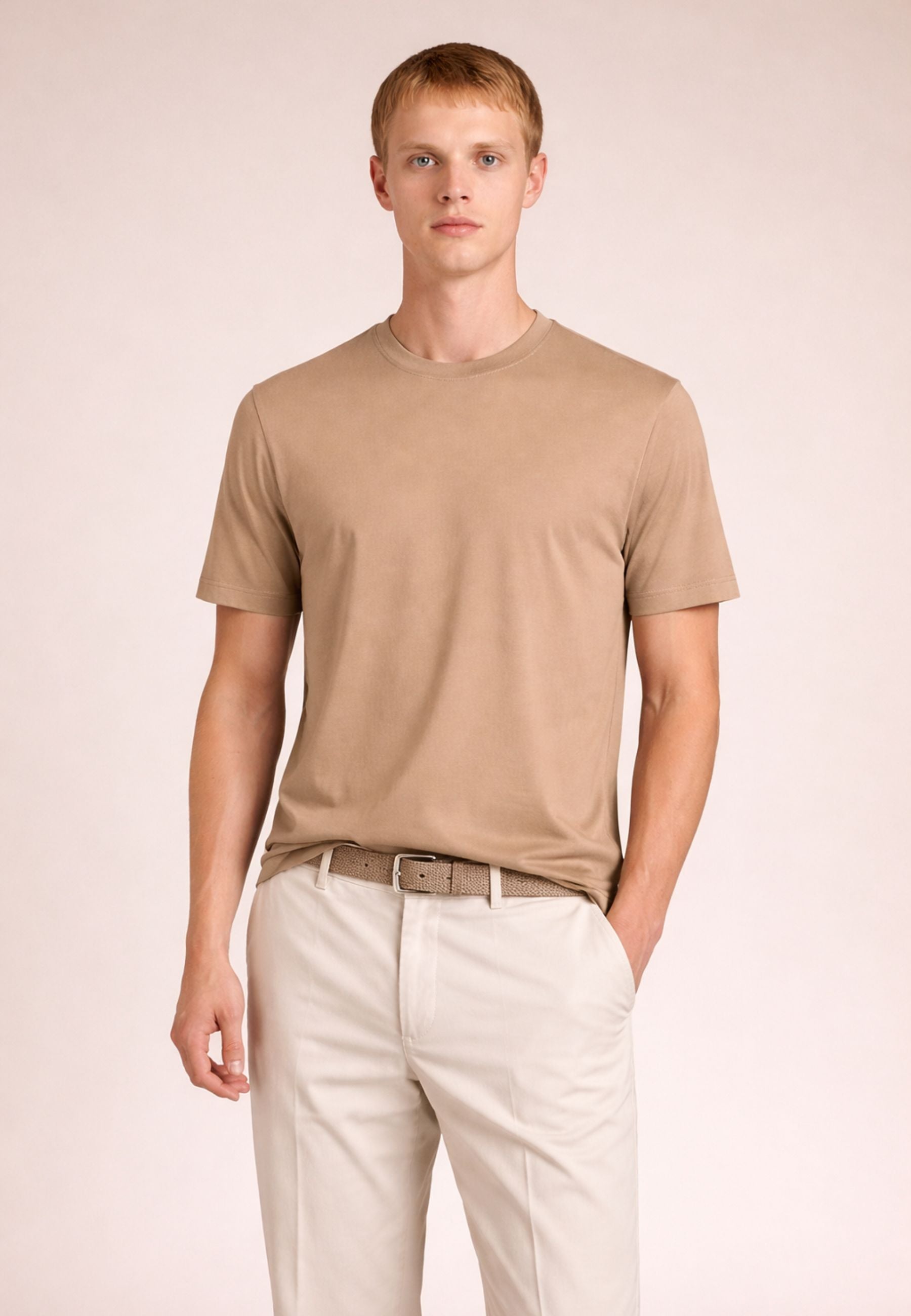 Daniele Fiesoli - T-Shirt Paricollo Manica Corta in Cotone Mercerizzato 