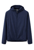 DUNO - Echo TreviTechnische Jacke mit Kapuze - Dunkelblau