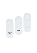 EMPORIO ARMANI – 3er-Pack Füßlinge mit Adler-Logo
