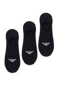 Emporio Armani Underwear – Herrensocken Sneaker Socken 3er-Pack Schwarz