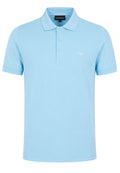 Emporio Armani Polo Uomo in Piqué di Cotone - Azzurro