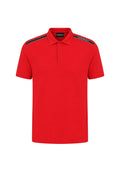 Emporio Armani Polo Uomo con Logotape sulle Spalle - Rossa