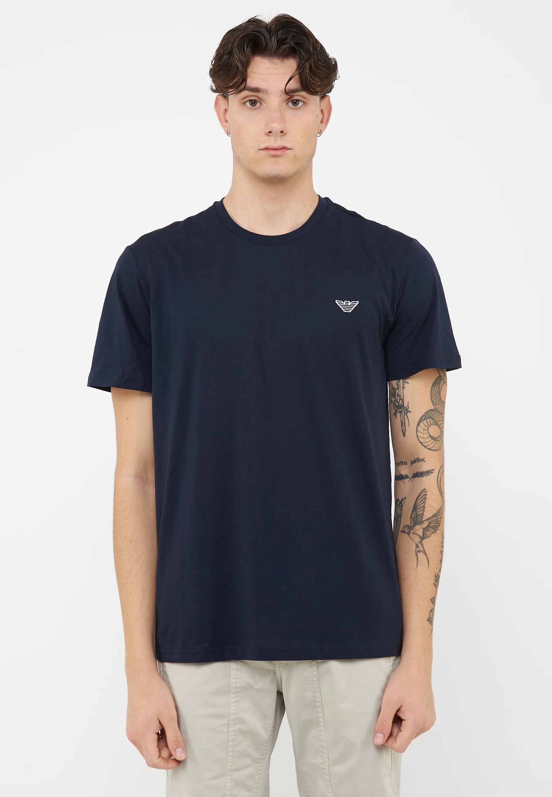 T-shirt uomo con logo aquila - Emporio Armani 