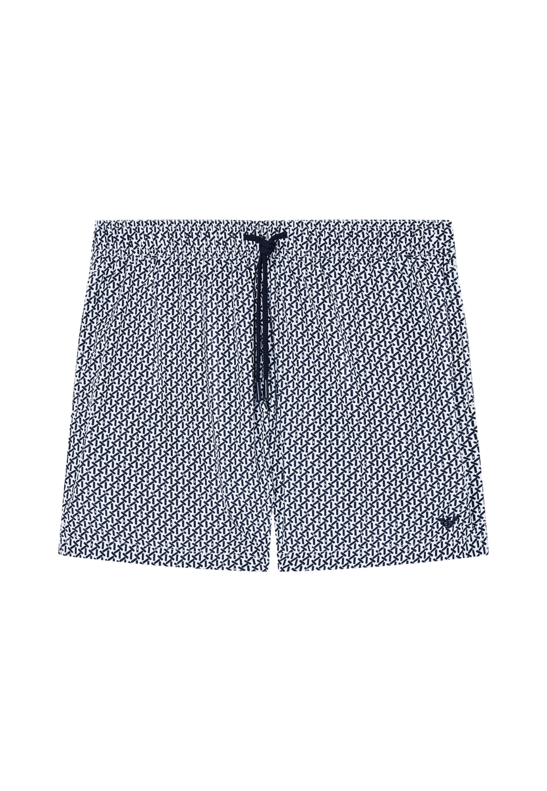 Costume shorts con stampa decorativa all over 