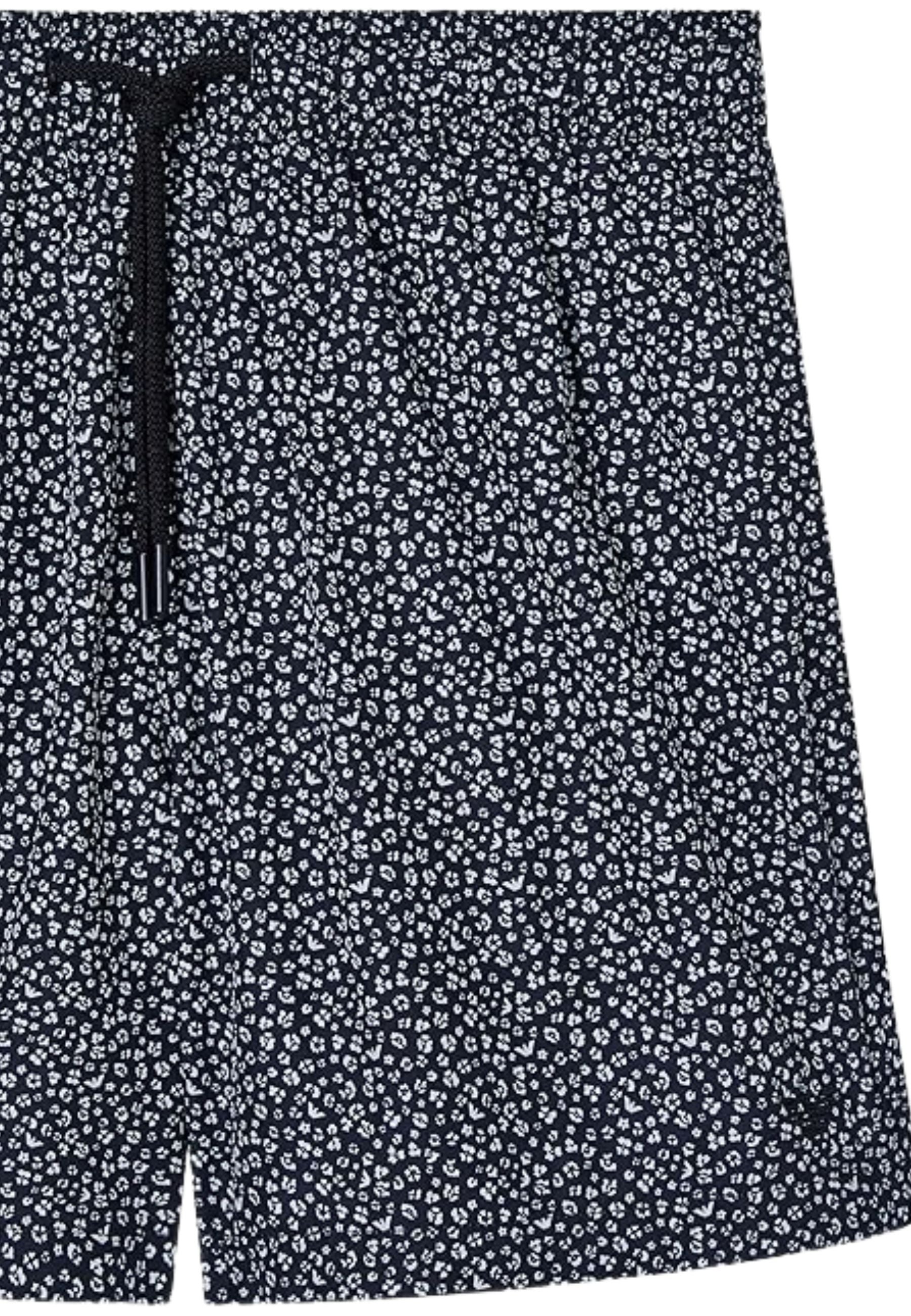 Emporio Armani - Boxer mare stampa micro fantasia 