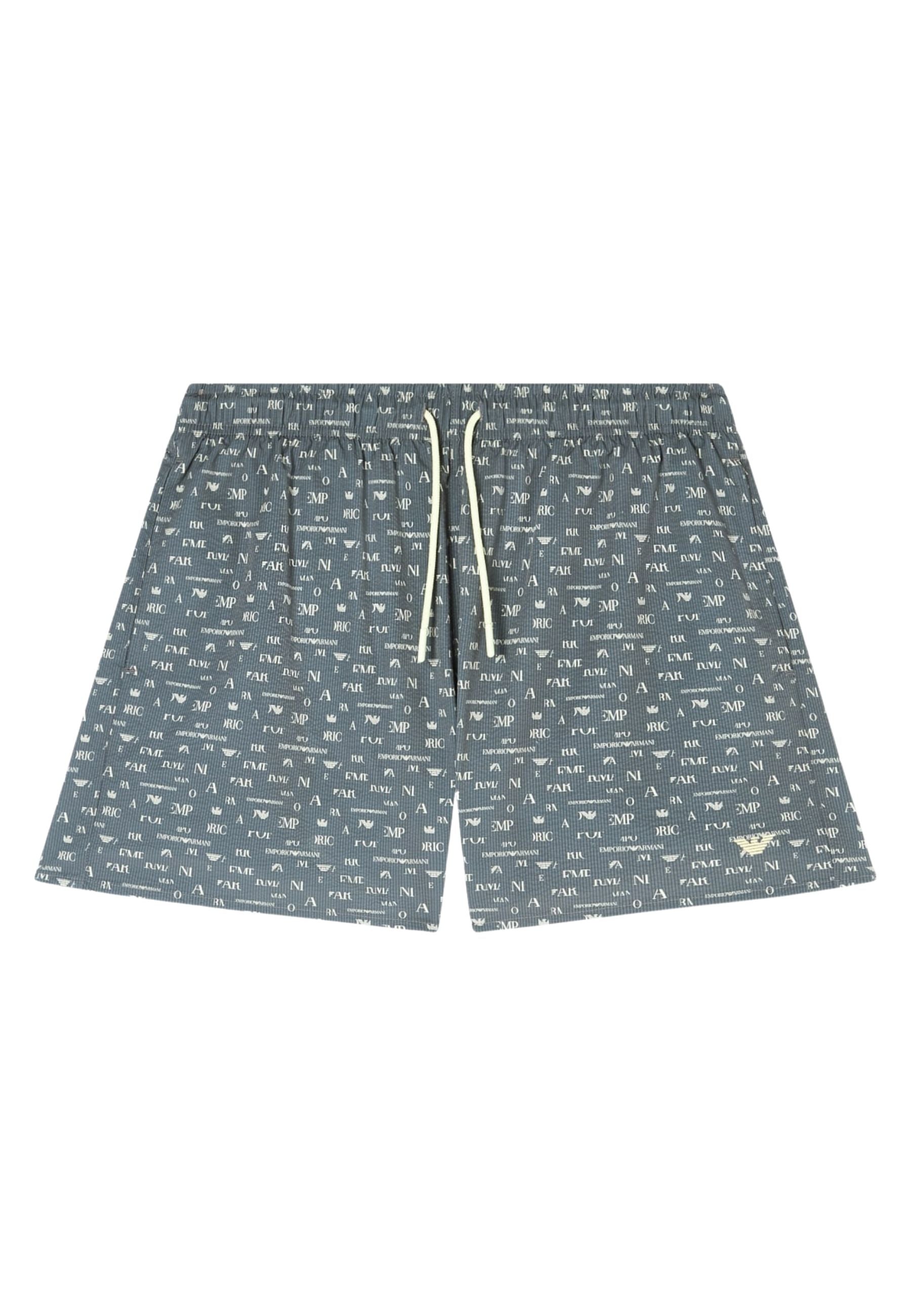 Emporio Armani - Costume shorts grafica Small Logo 