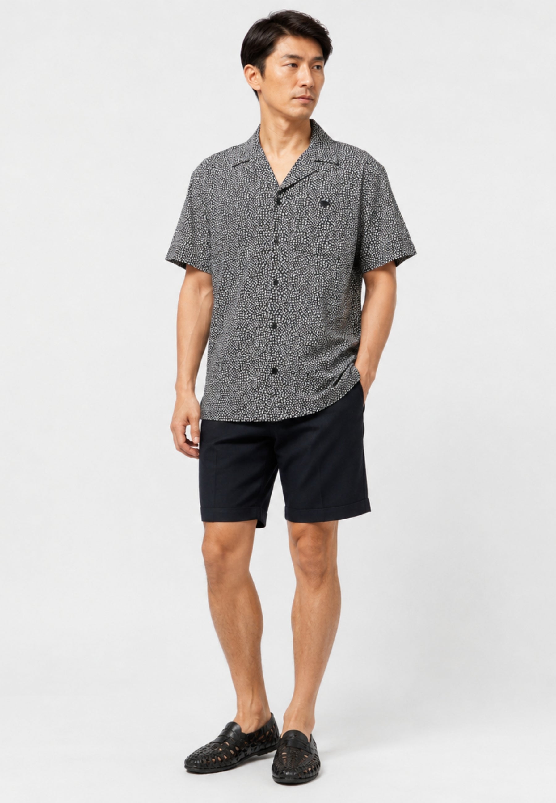 Emporio Armani - Camicia Beachwear Pattern Mix 