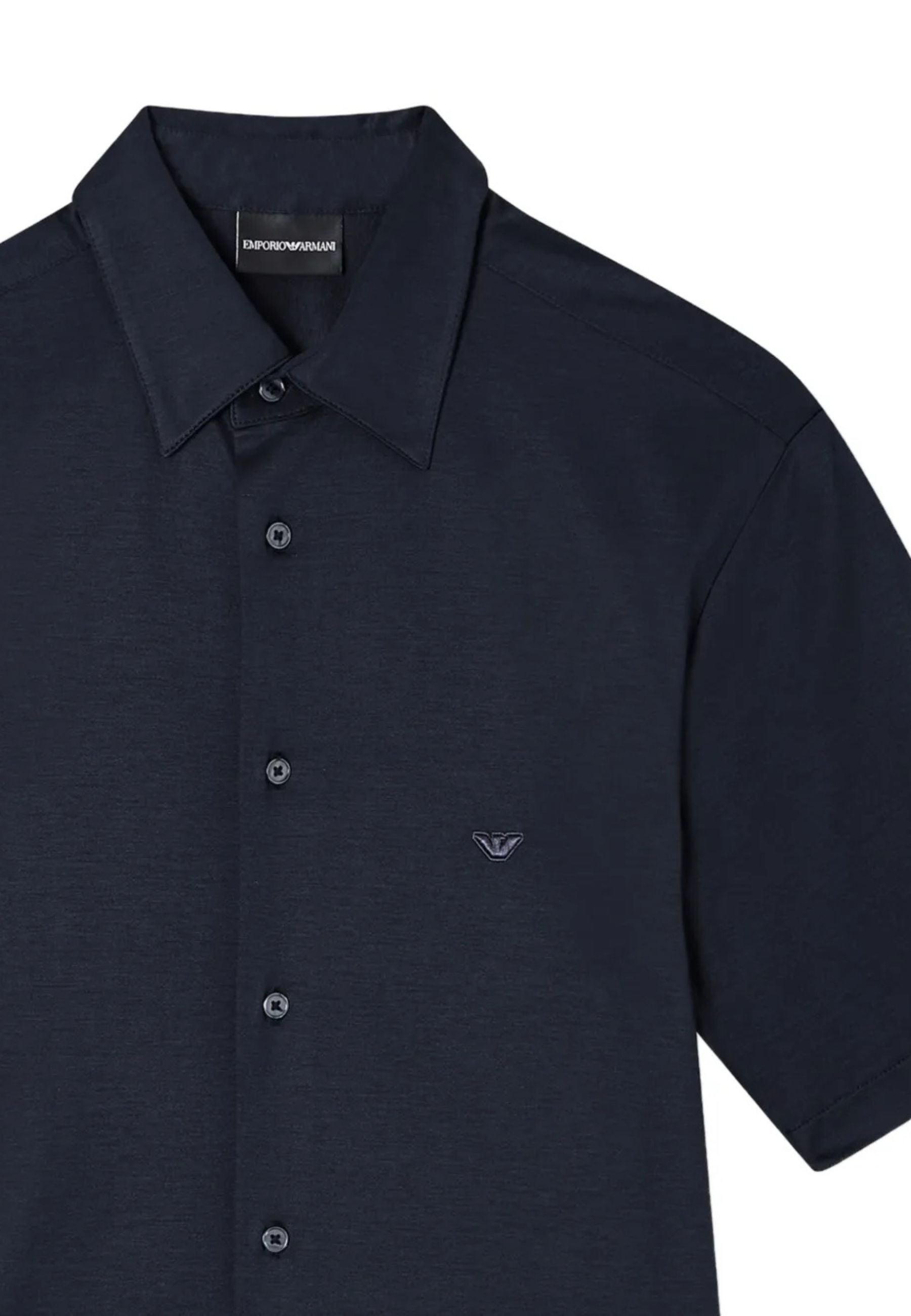 EMPORIO ARMANI - Camicia Beachwear in Misto Lino 