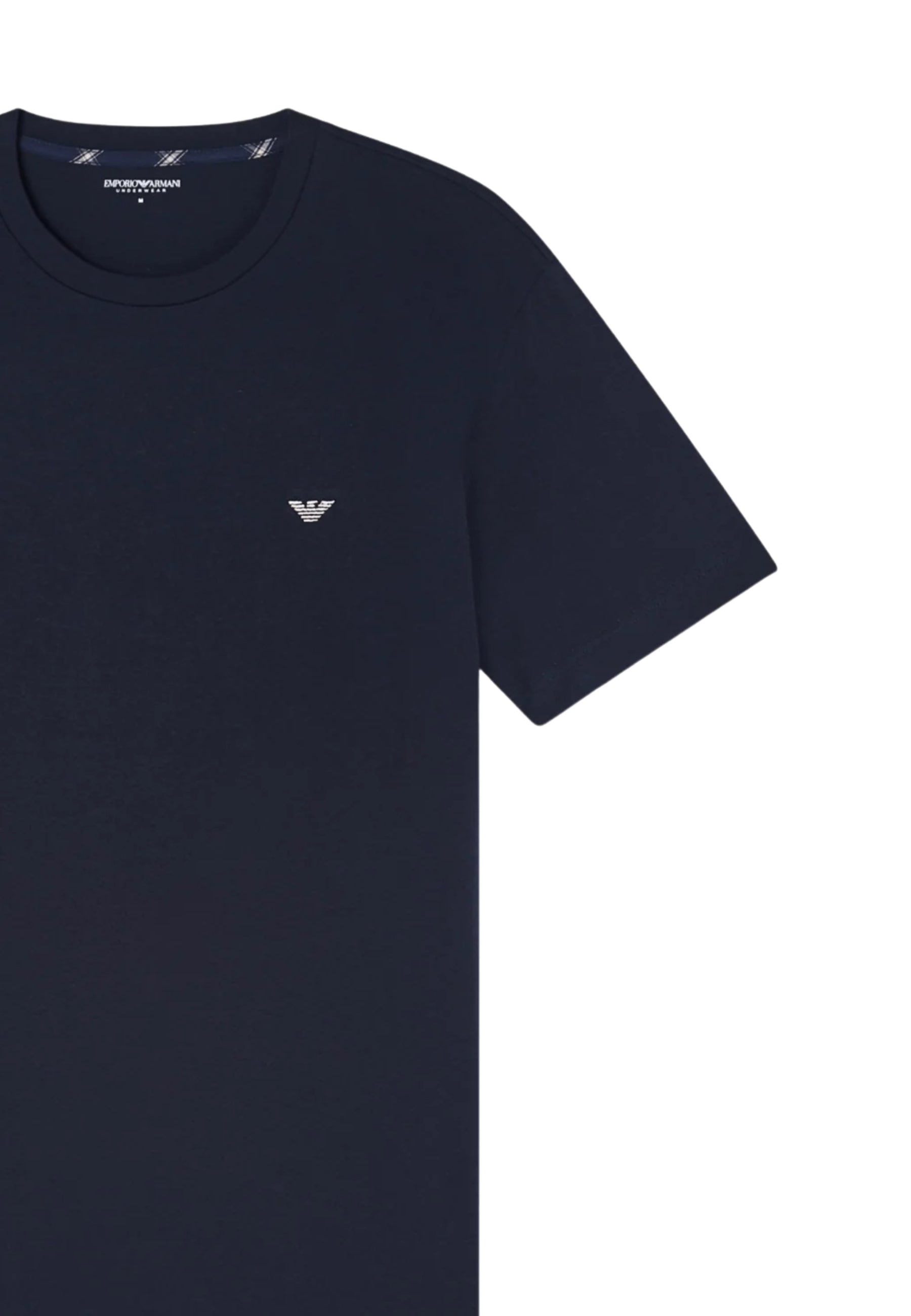 Emporio Armani - Pigiama con bermuda logo jacquard 