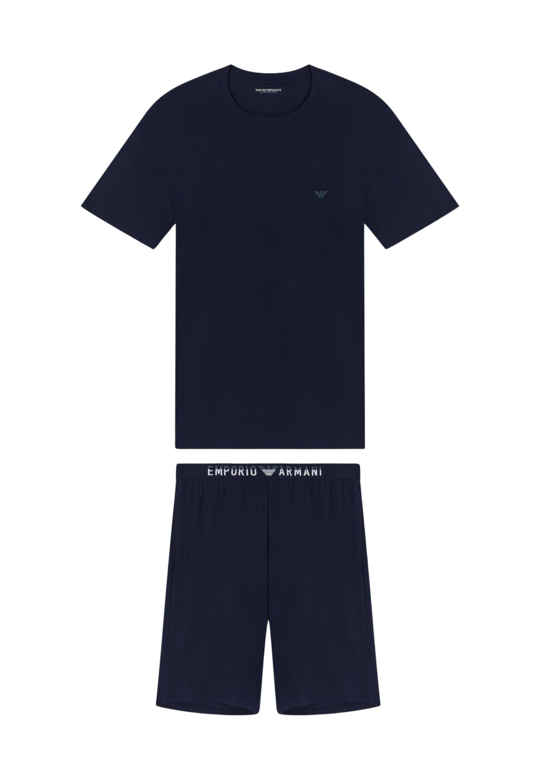 EMPORIO ARMANI - Pigiama con Bermuda in Soft Modal 