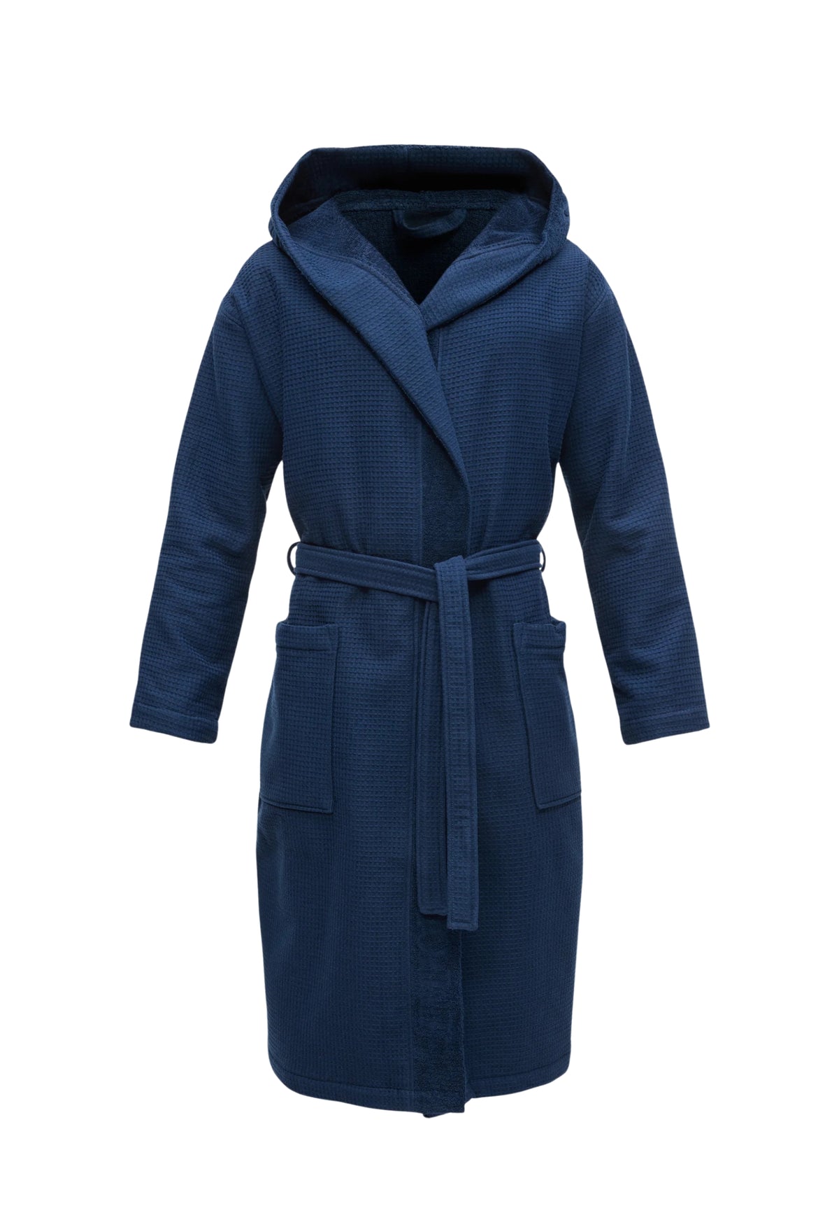 Emporio Armani Accappatoio Uomo con Cappuccio - Blu Navy 