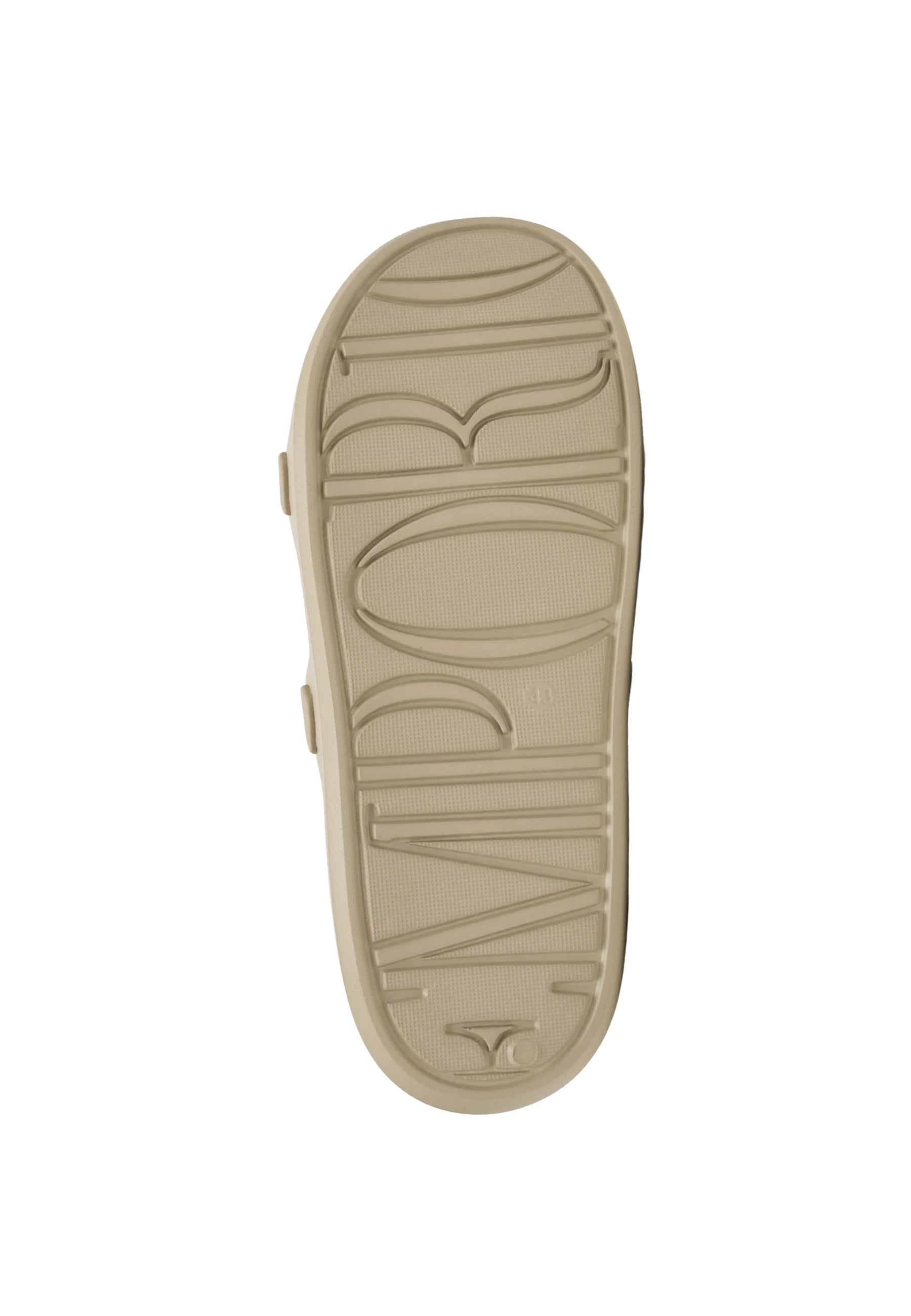 Emporio Armani Sliders Sagomate con Aquila - Beige 