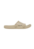 Emporio Armani Eagle-Embossed Shaped Sliders - Beige