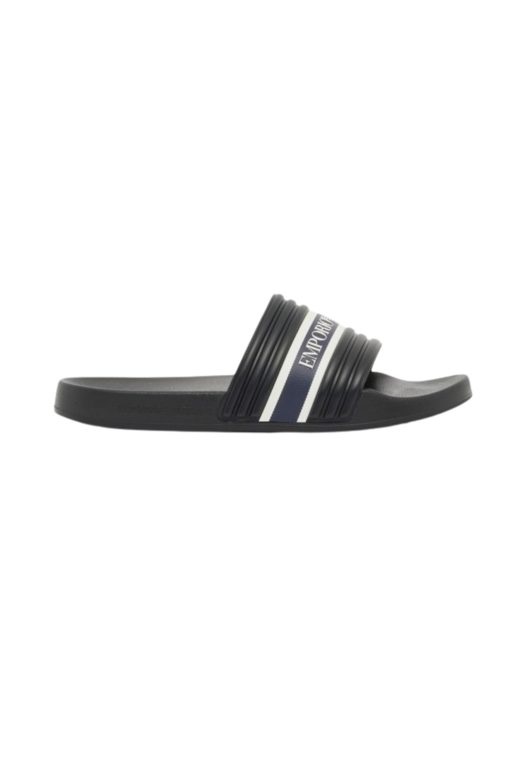 Emporio Armani Sliders Logotape in PVC 