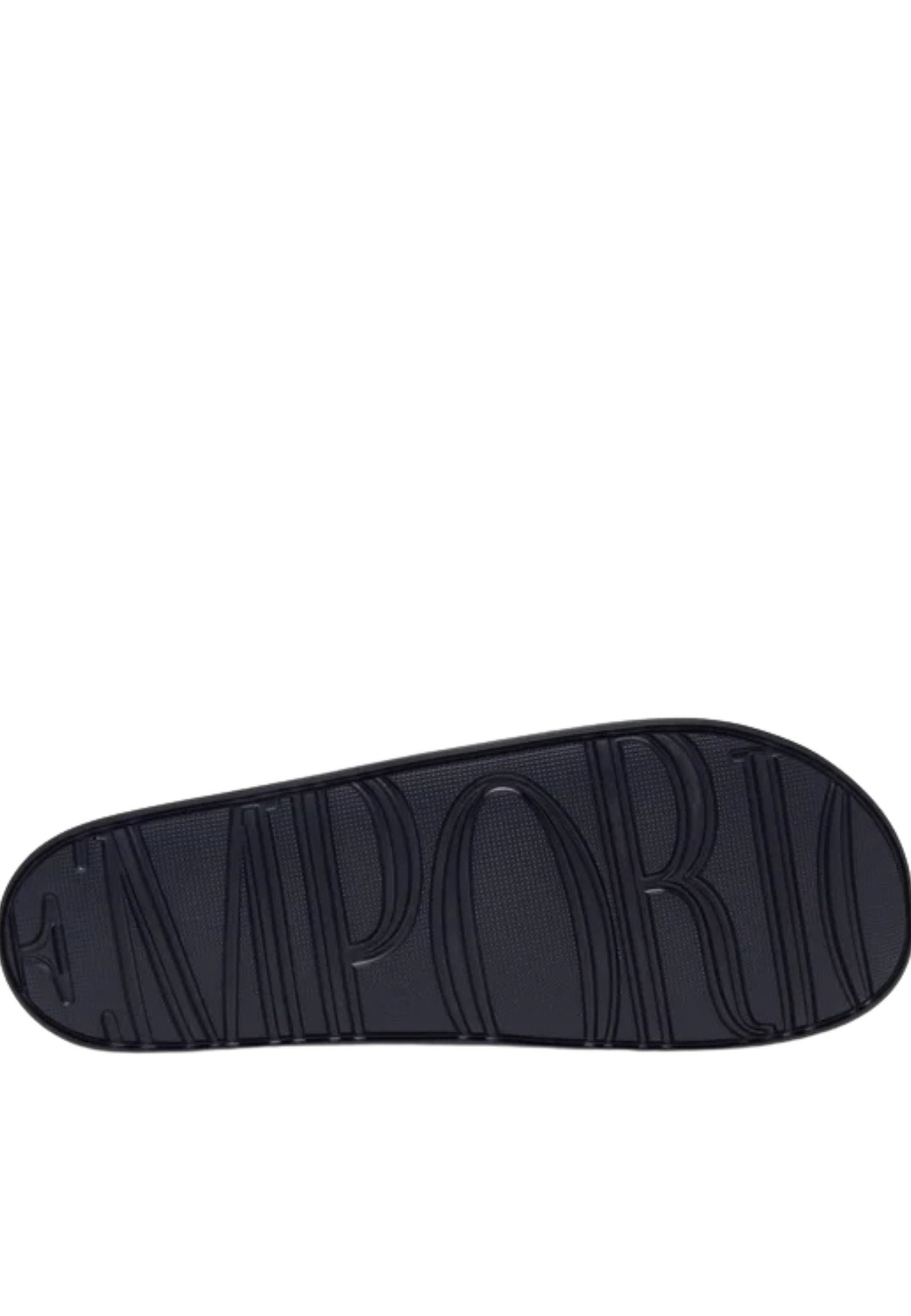 Emporio Armani - Ciabatte slide logo a contrasto 