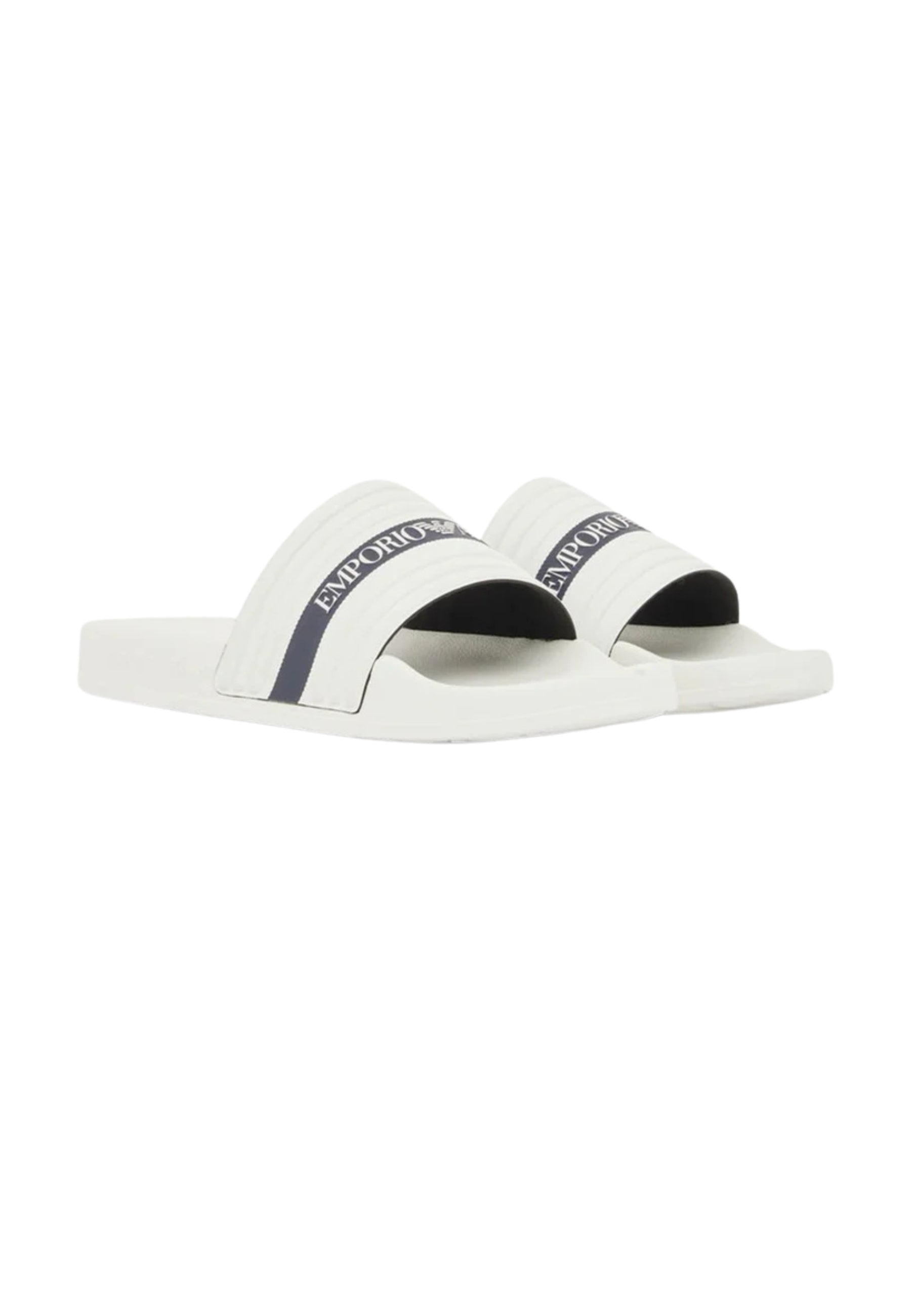 Emporio Armani Sliders Logotape in PVC 