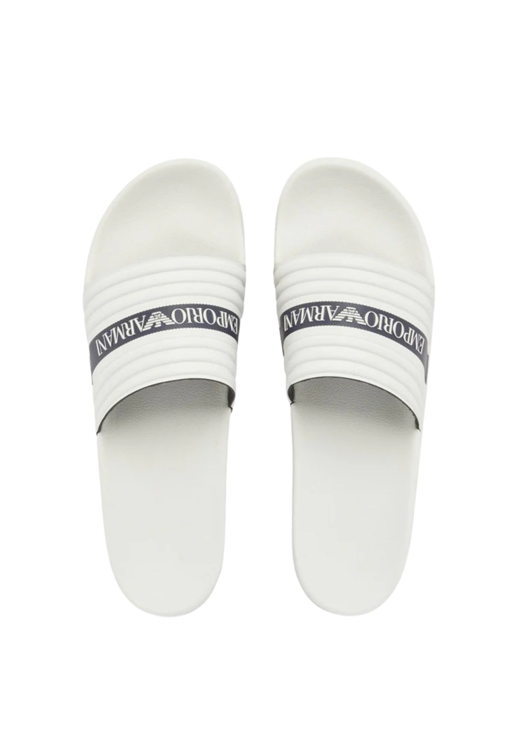 Emporio Armani Sliders Logotape in PVC 