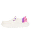 Wendy Peak Chambray Woven da donna - mocassino platform in tessuto intrecciato