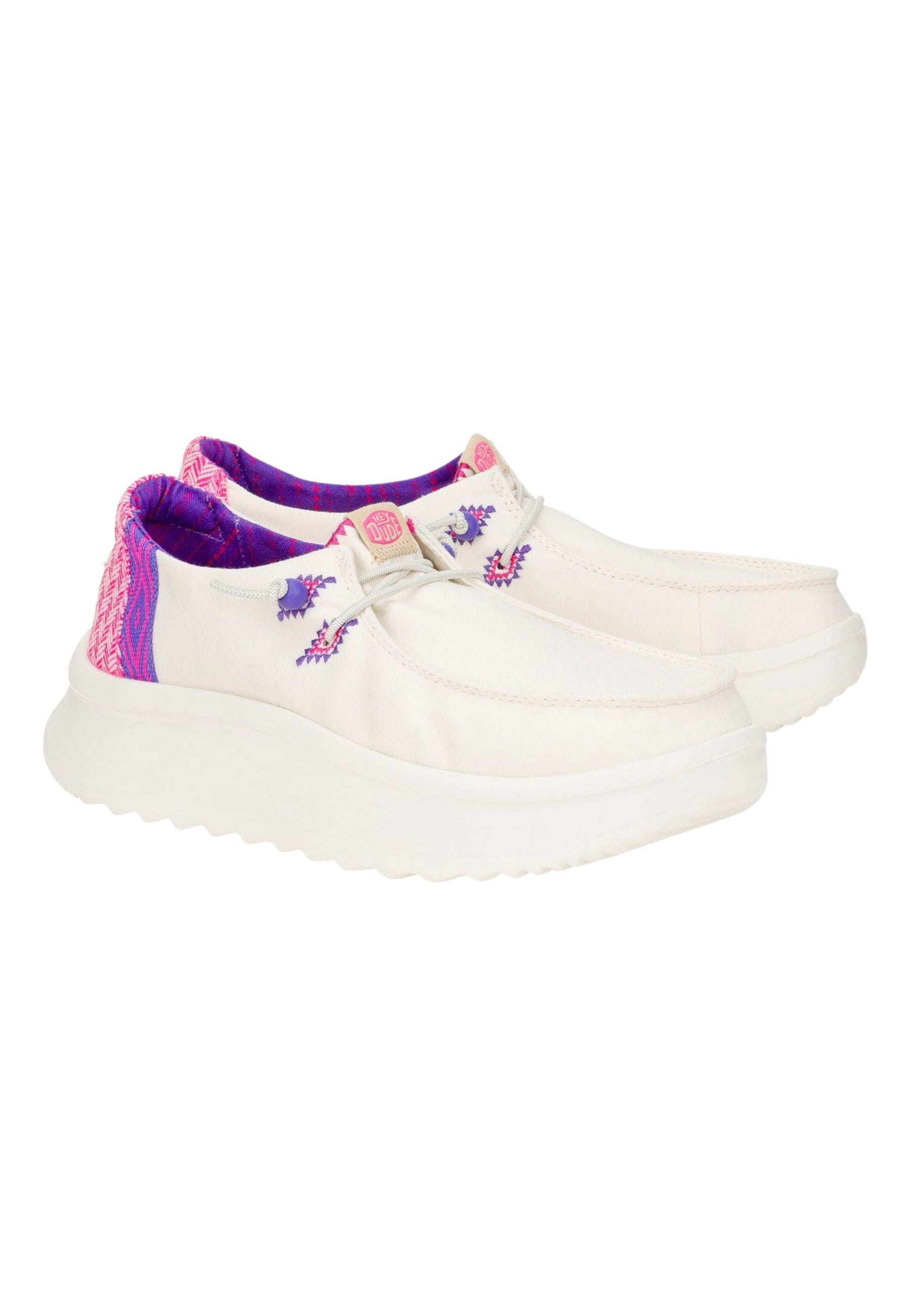 Wendy Peak Chambray Woven da donna - mocassino platform in tessuto intrecciato 