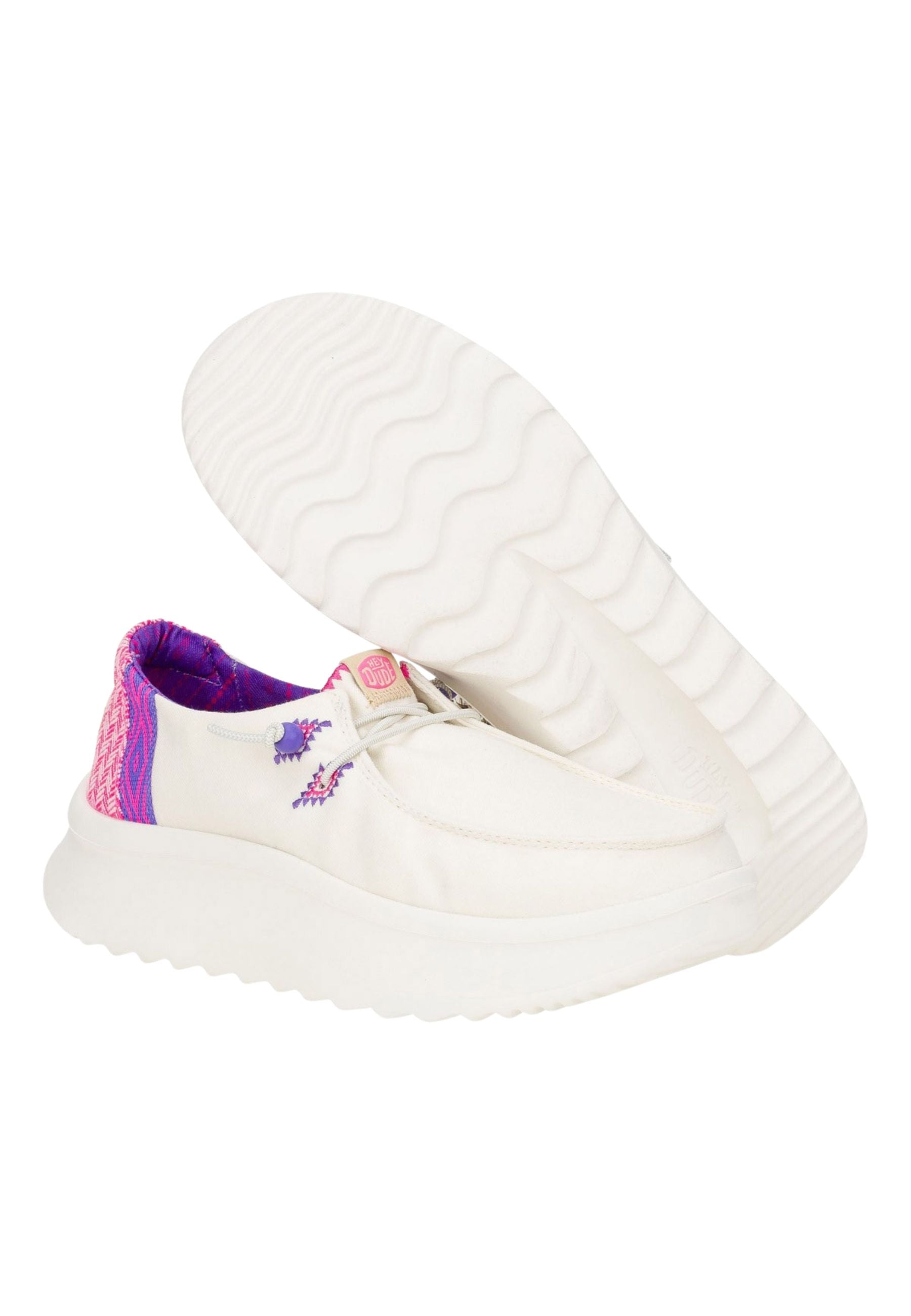 Wendy Peak Chambray Woven da donna - mocassino platform in tessuto intrecciato 