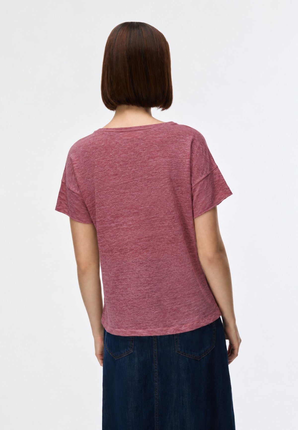 iBlues T-Shirt Morbida in Lino 