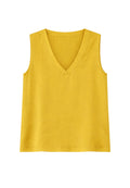 iBlues - Leichter Satin-Top mit V-Ausschnitt