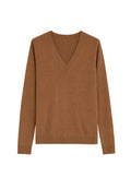 iBlues - Viskosemix-Pullover mit V-Ausschnitt