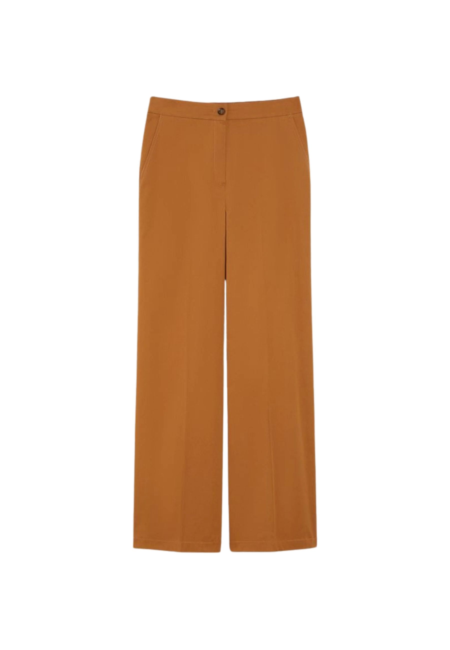 Pantaloni Wide Leg iBlues in Cotone Stretch 