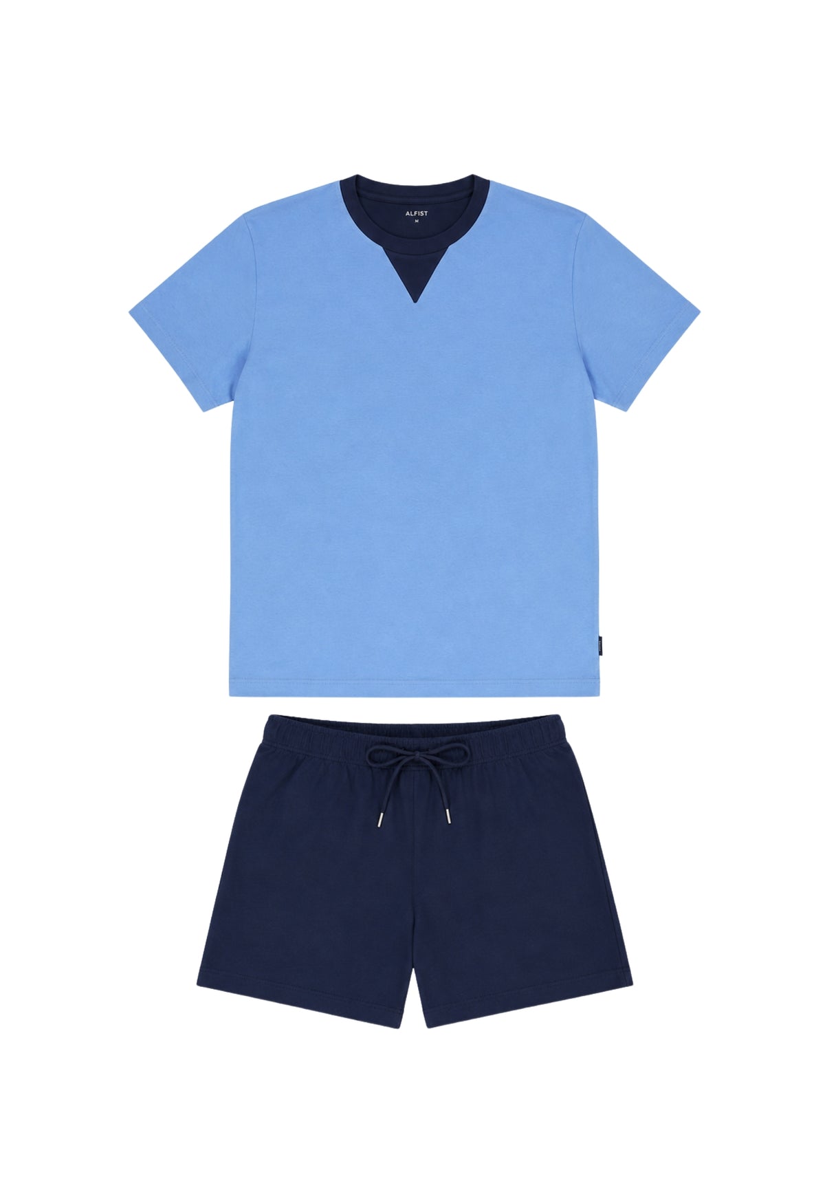 JULIPET - Pigiama Corto Uomo in Cotone Supima Fresh Cotton 