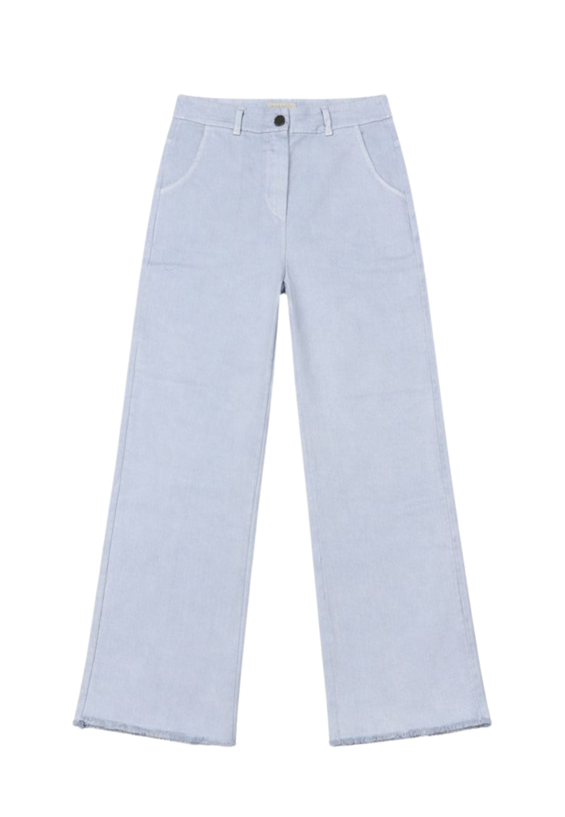 Pantaloni donna in cotone stretch 