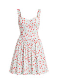 Women's cotton dress with print