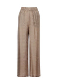 Max Mara Leisure "Vik" printed silk trousers