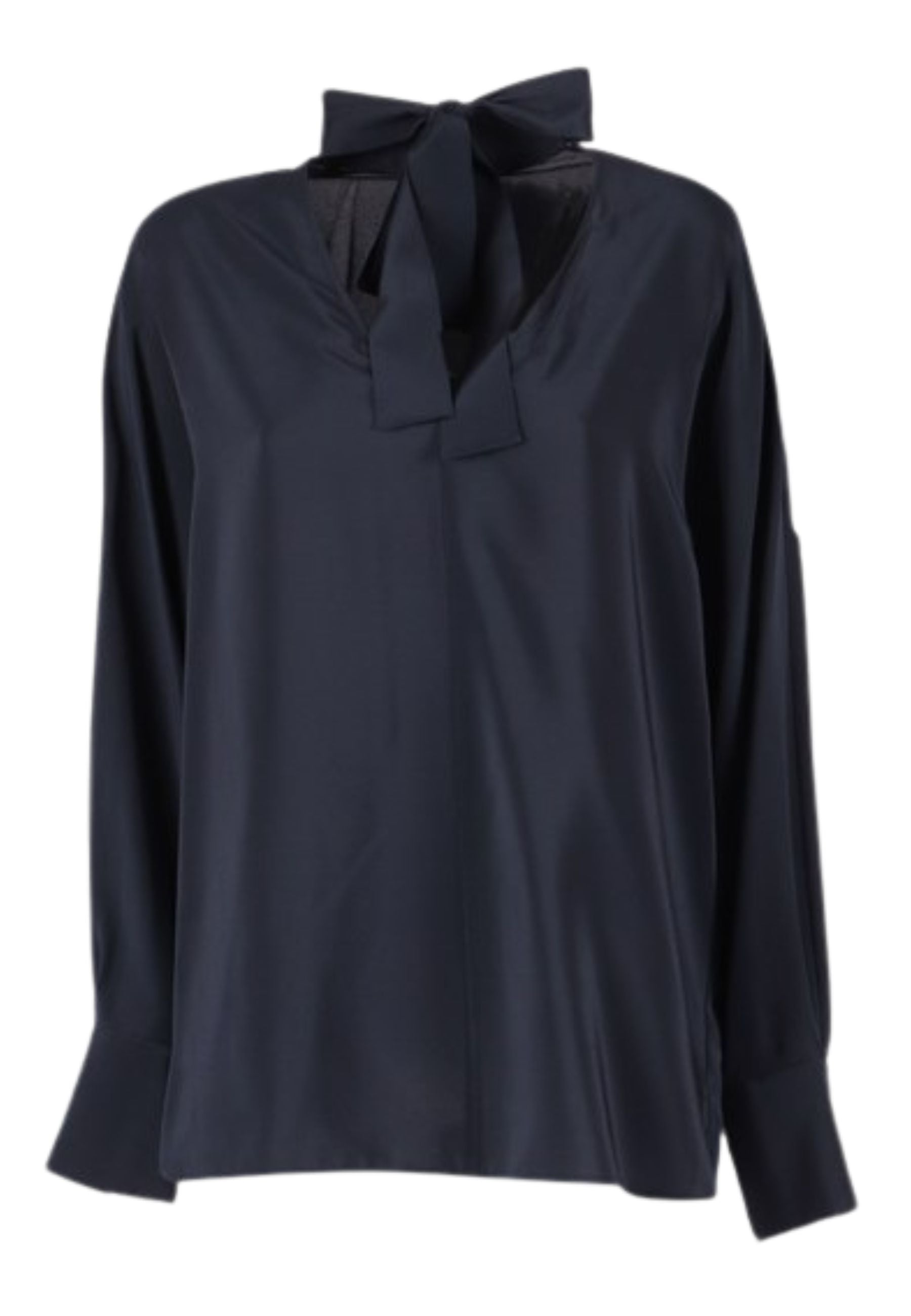 Max Mara Studio - Blusa in seta con fusciacca 