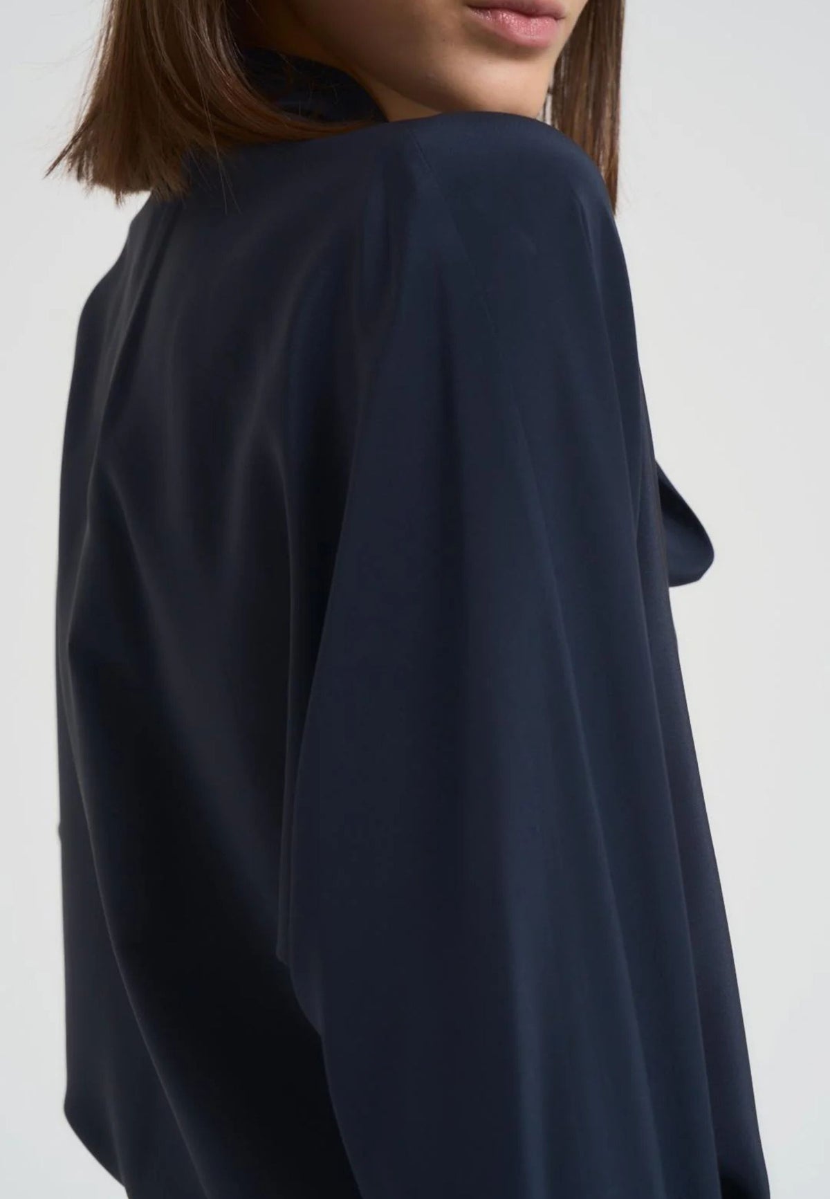 Max Mara Studio - Blusa in seta con fusciacca 