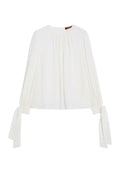 Max Mara Studio - Blusa EDOTTO in seta con fiocco ai polsi