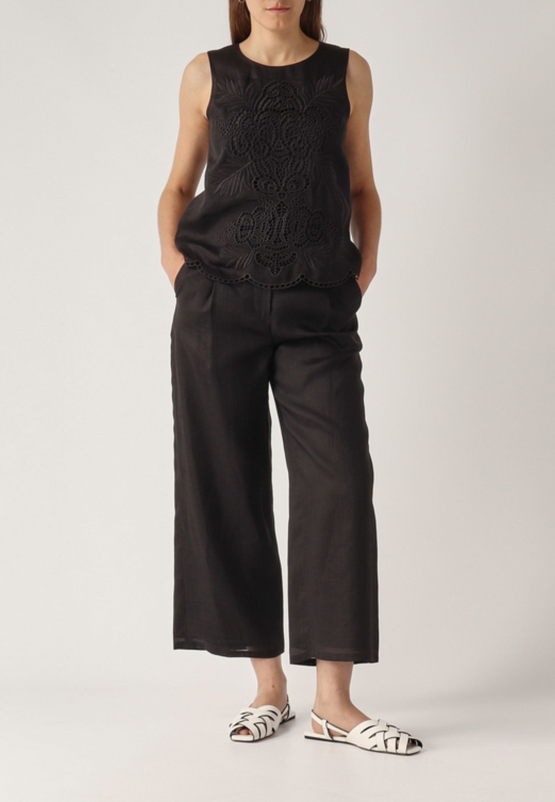 MAX MARA STUDIO - Top donna Efeso in ramiè 
