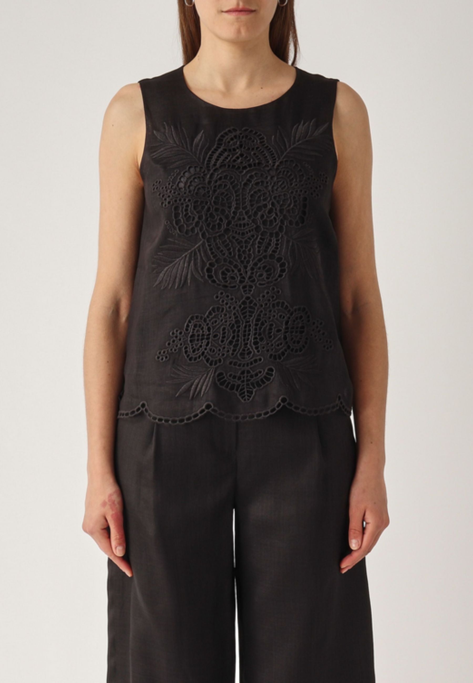 MAX MARA STUDIO - Top donna Efeso in ramiè 