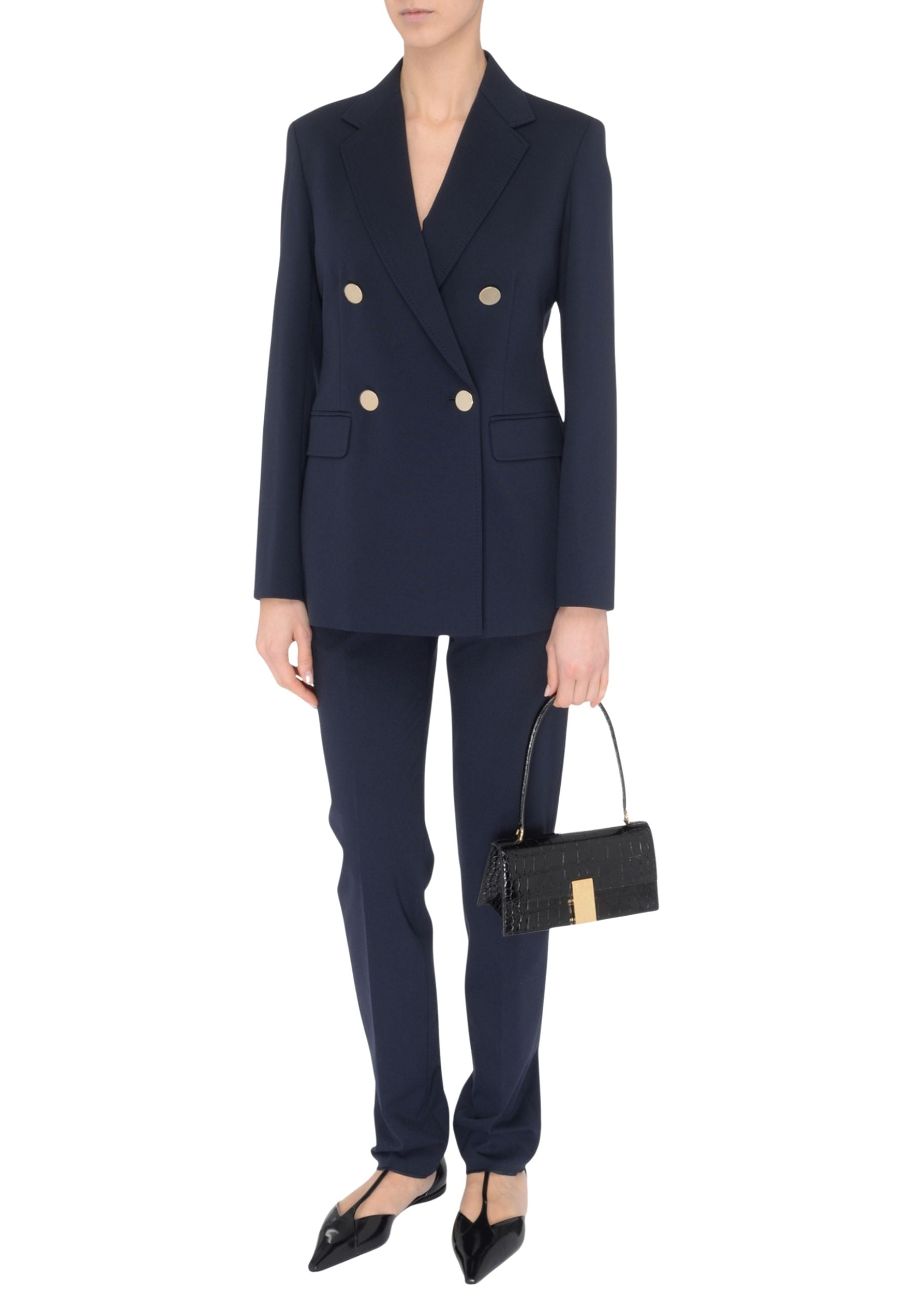 Max Mara Studio - Pantalone "Ermes" Blu 