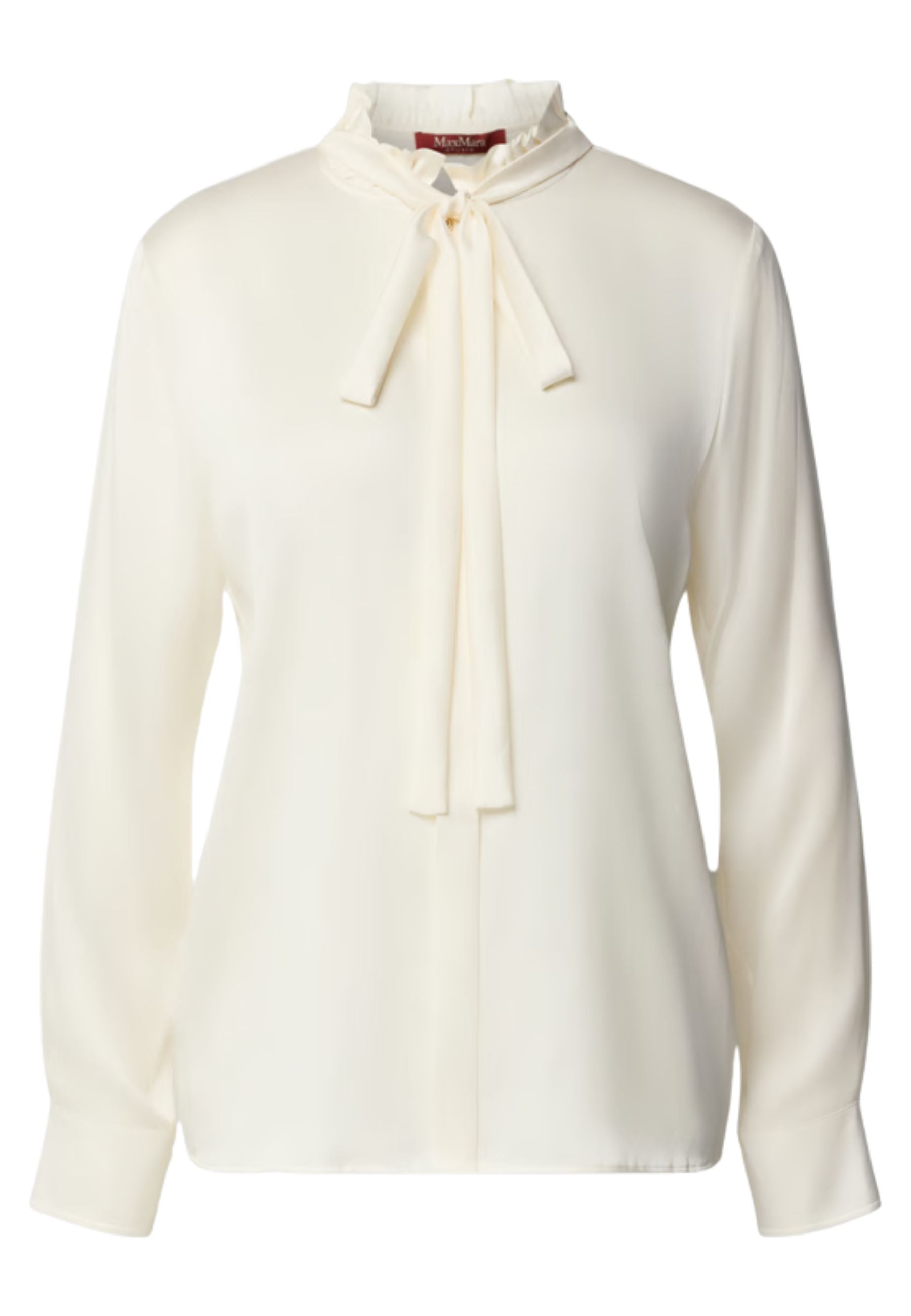Max Mara Studio - Blusa GILLES in seta con fiocco 