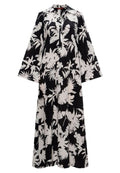 Seidenkleid mit Wappenmuster