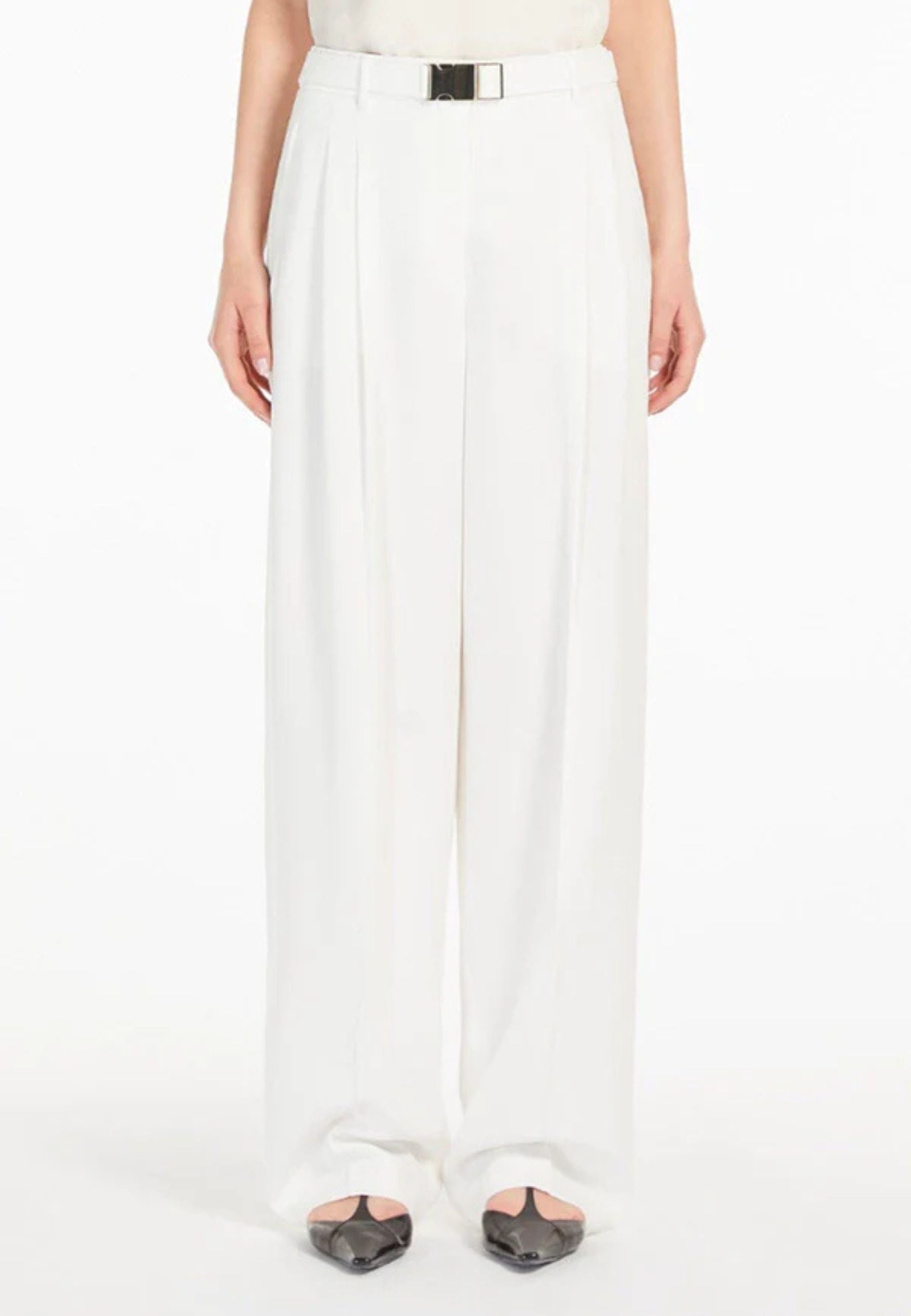Pantalone Neottia donna realizzato in cady fluido 
