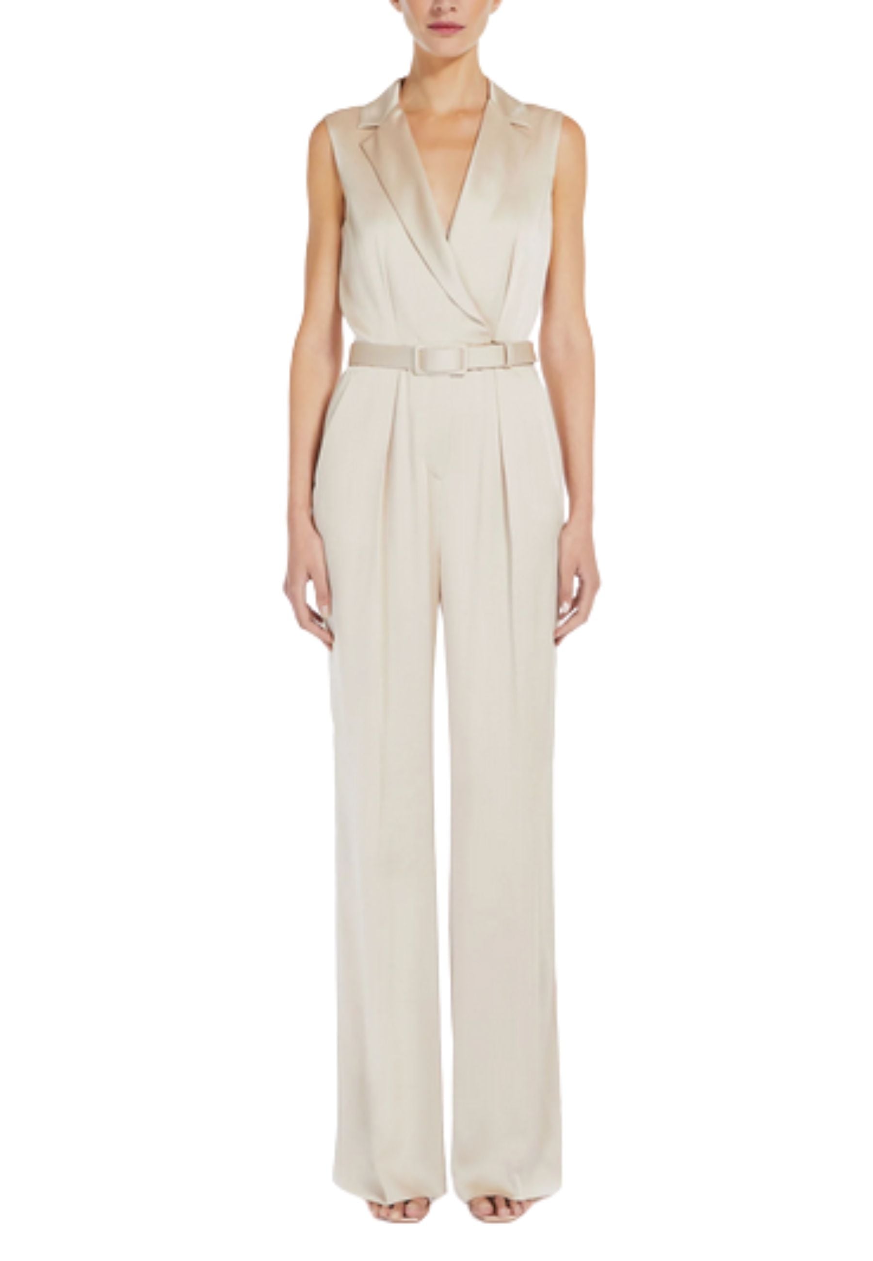 Max Mara Studio - Tuta Scrigno effetto smoking 