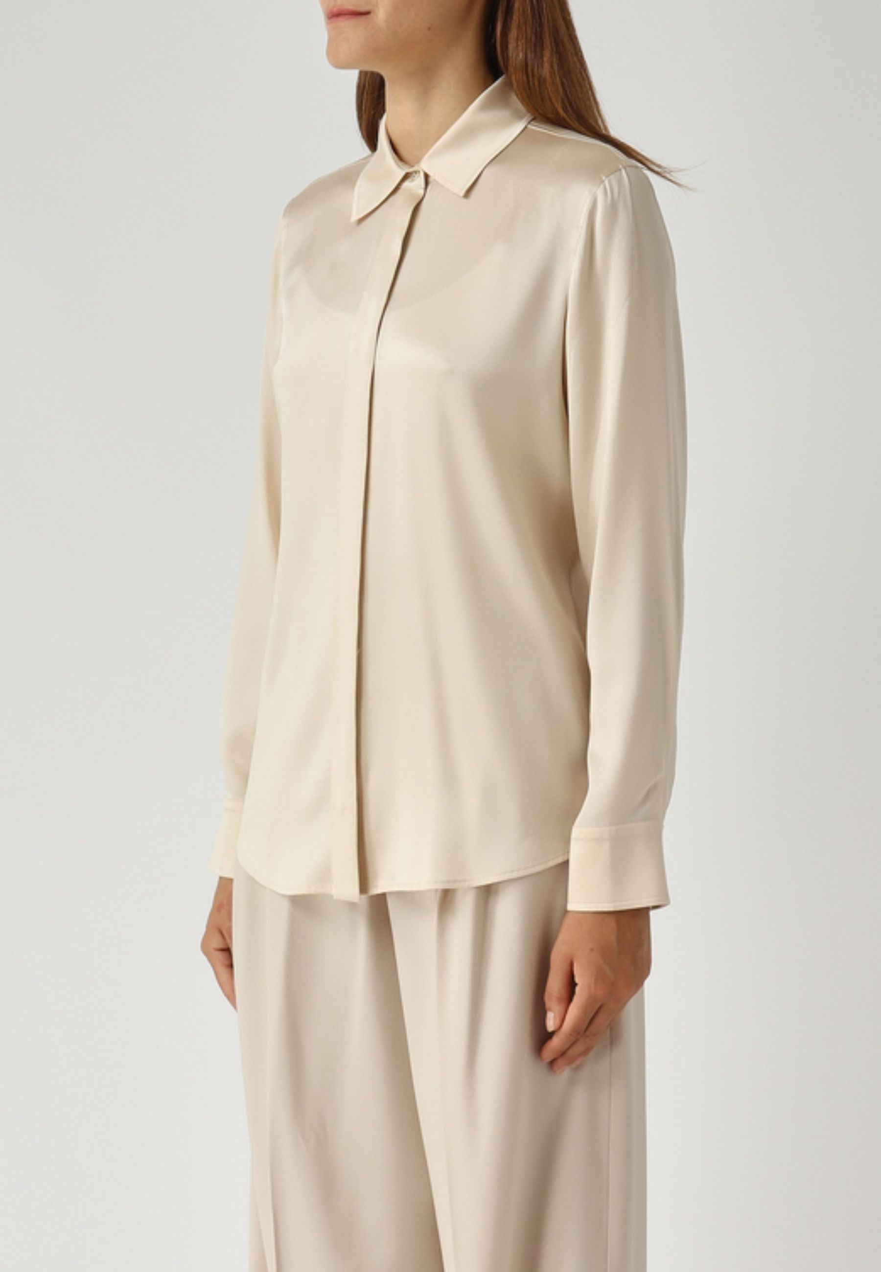 Max Mara Studio - Camicia Xero in seta stretch 