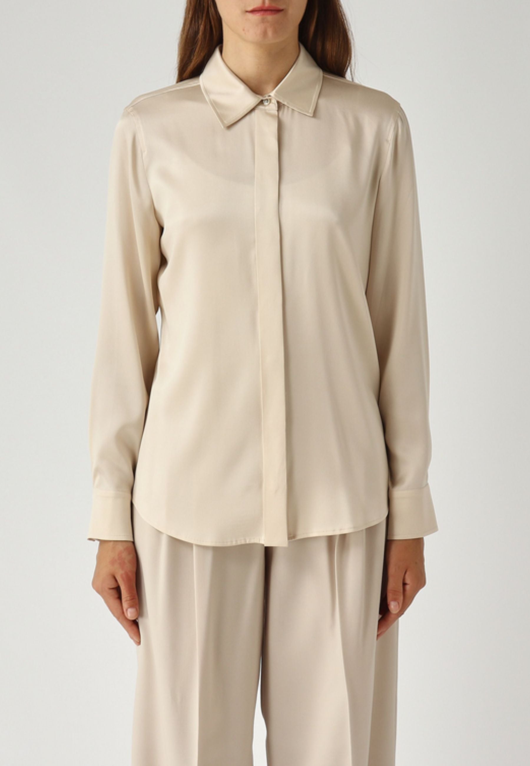 Max Mara Studio - Camicia Xero in seta stretch 