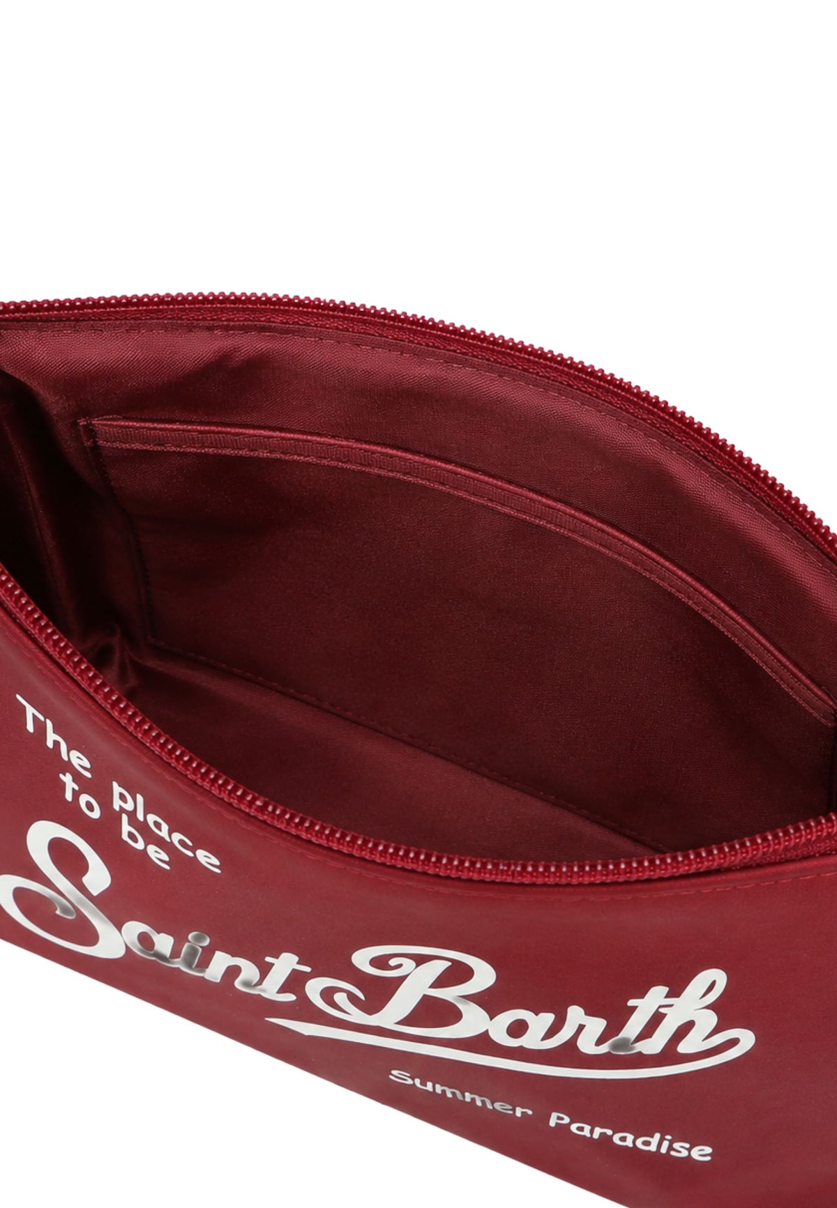 Saint Barth MC2 Pochette Aline in nylon bordeaux 