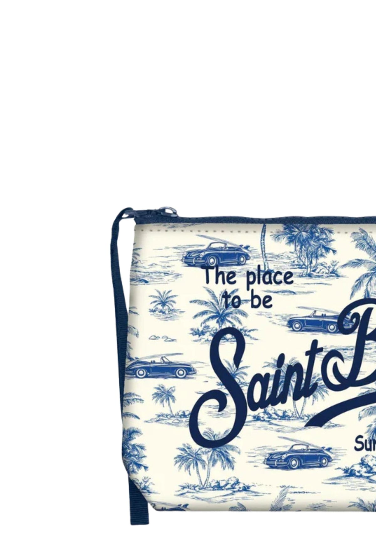 Pochette Aline in scuba con stampa Toile de Jouy - Special Edition AI Rich by Rick 