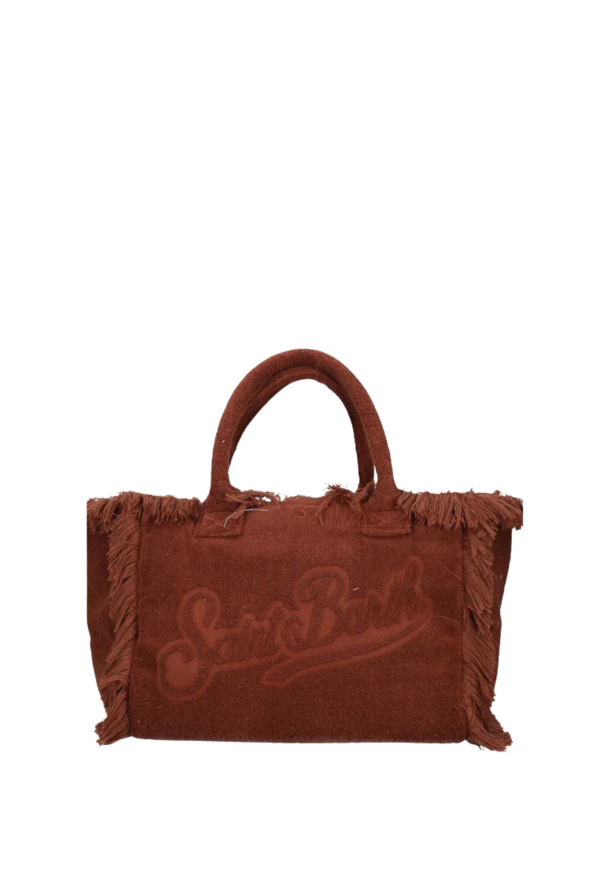 Vanity Bag Terry Brown - borsa shopper in spugna marrone 