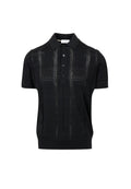 Paolo Pecora Polo in maglia microtraforata